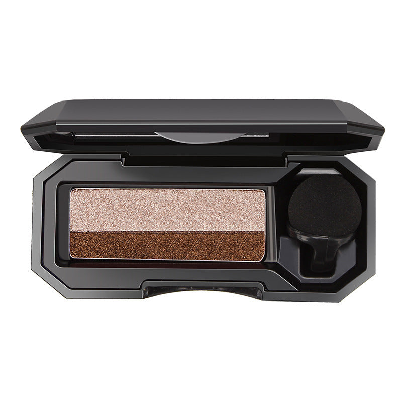 Sponge Brush Two-color Lazy Eyeshadow Mashed Potatoes