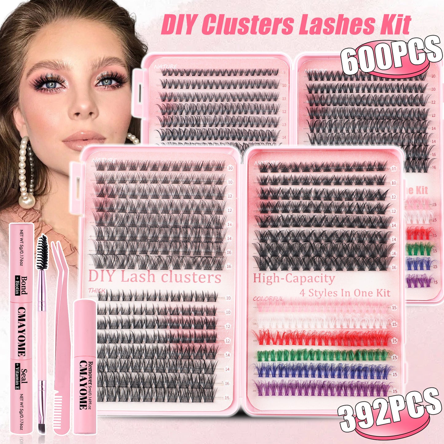 DIY Segmented Natural High-volume Lash Kit