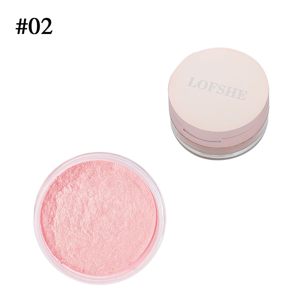 6-color High-gloss Loose Powder Lasting Waterproof
