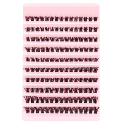 False Eyelashes Suit Single Cluster Thick Curl Long Hot Melt Stem Individual False Eyelash Flatness