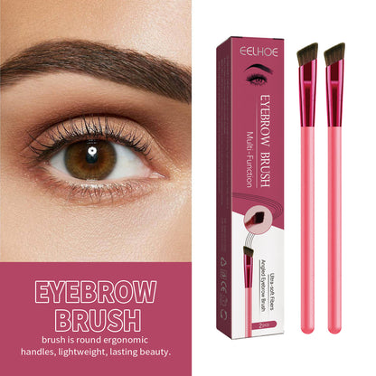 Multifunctional Portable Stereo Concealer Brush Bevel Eyebrow Brush