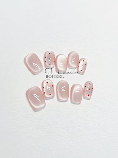 Phototherapy White Gentle Fake Nails