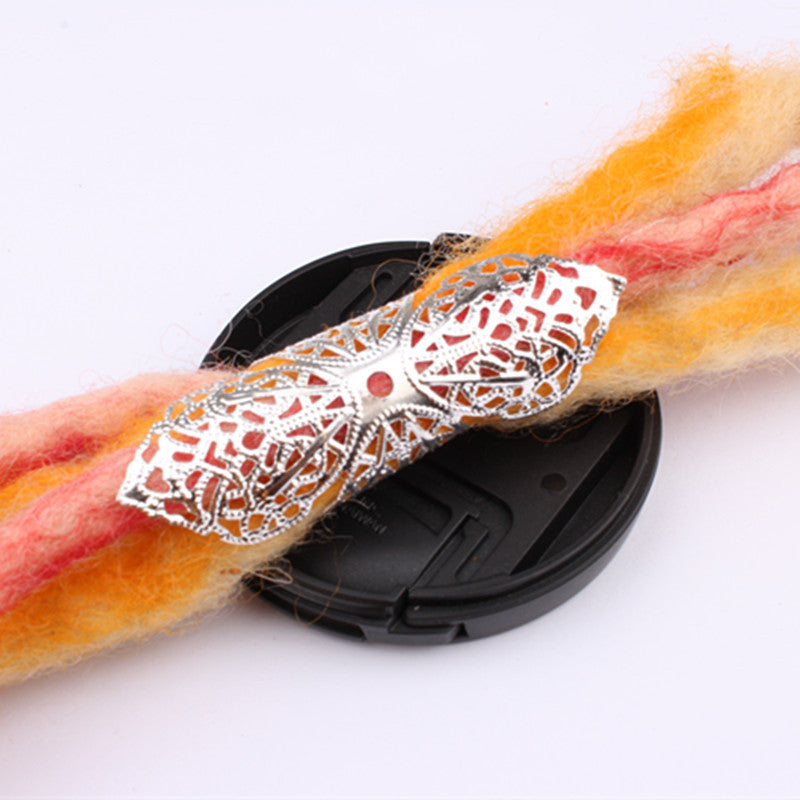 Women's Fashion Simple Dirty Braid Ornaments Hair Ring