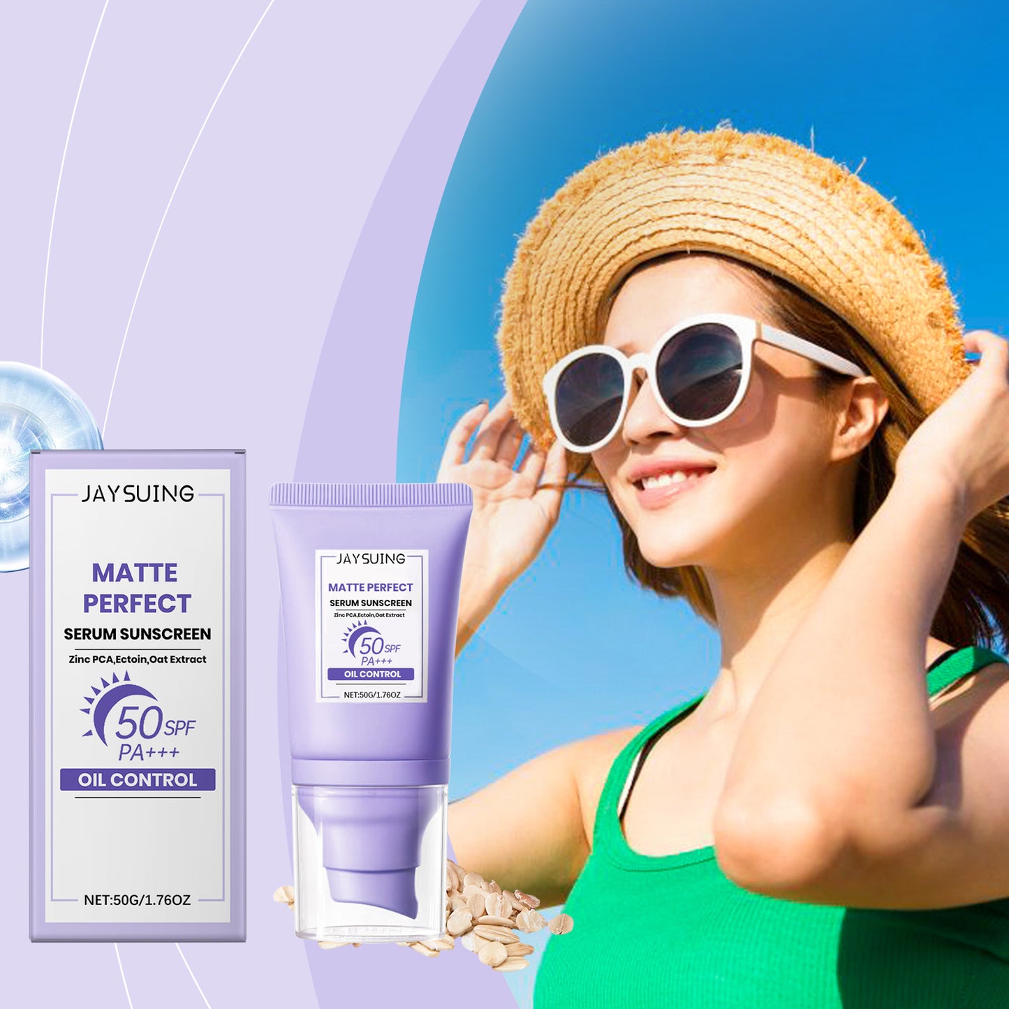 Facial Body Outdoor UV-proof Refreshing Non-greasy Isolation Sun Protection Lotion