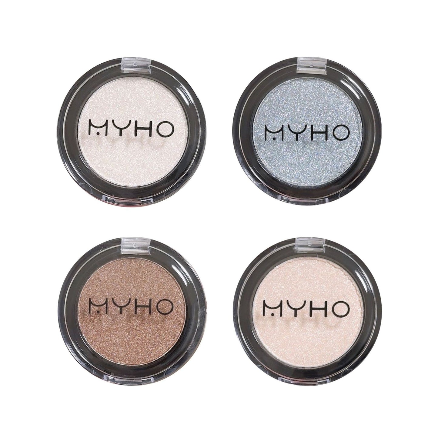 Single-Color Eyeshadow Palette With Crushed DiamondsDual-Use For Cheeks And Eyes To Brighten Your Look