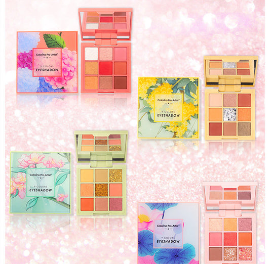 Matte Earth Color Eyeshadow Sequins Glitter Pumpkin Palette