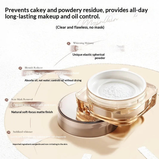 Oil-control Makeup-setting Long-wearing Waterproof And Sweat-proof Loose Powder