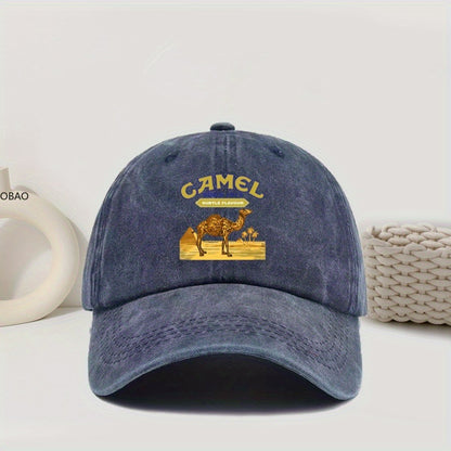 Mens Outdoor Simple All-Match Embroidered Letter Baseball Cap