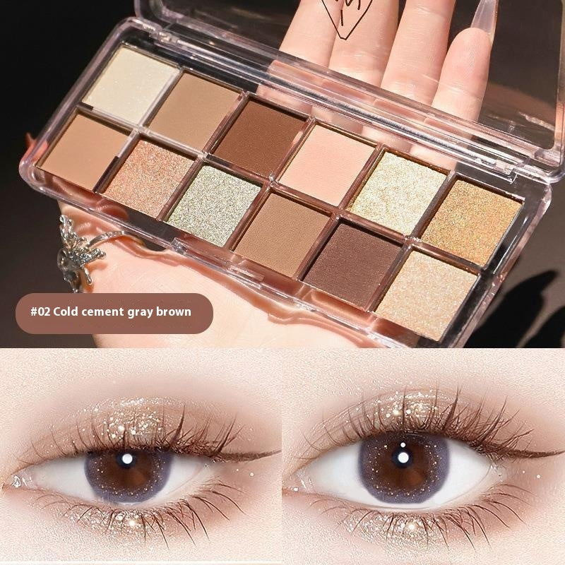 Eye Shadow Plate Earth Color Waterproof