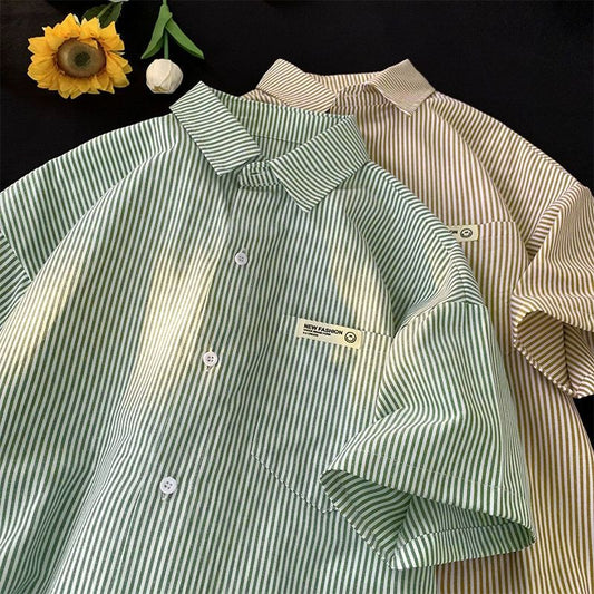 Loose Plus Size Casual Half Sleeve Shirt