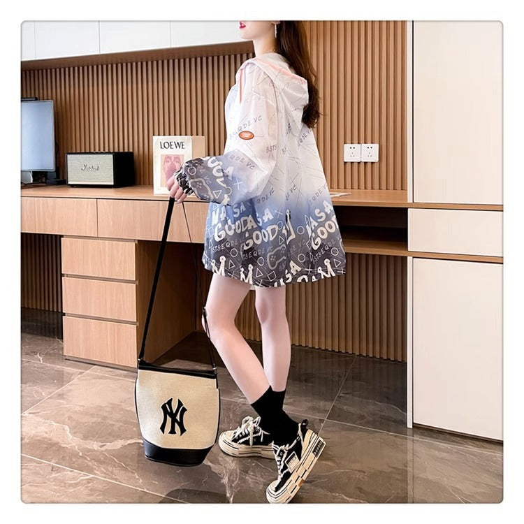 Cardigan Coat Fashionable Ice Silk Breathable Thin Chiffon Sun Protection Clothing