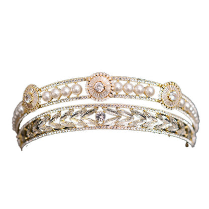 Women's Fashion Rhinestone Crown Hair Accessories