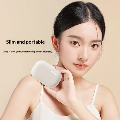 Portable Contact Lens Case With Ultrasonic Automatic Cleaning Feature