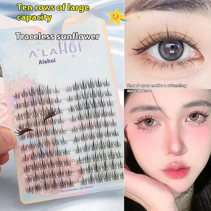 Ultra-fine Sheer Root Natural Segmented Comic Fairy Eyelashes