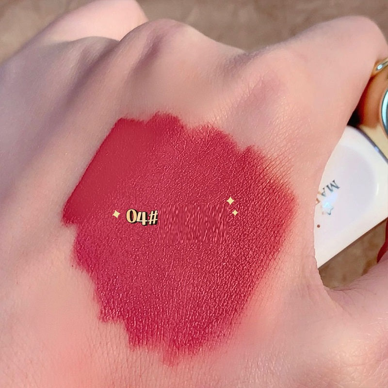 Space Walk Lip Mud Matte Velvet Matte Lip Lacquer White Improve Skin Color Lip And Cheek Dual-use Lipstick