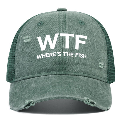 Couple's Letter Embroidered Washed Mesh Baseball Cap