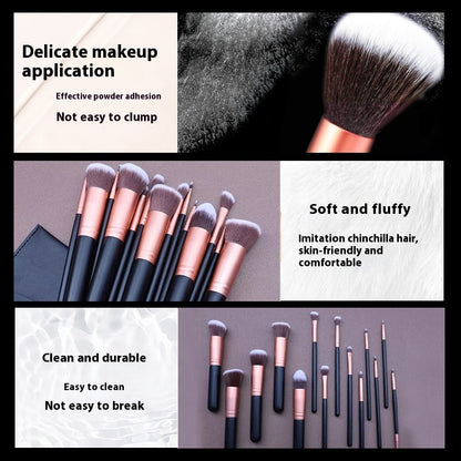FIBER Hair Gradient 16 Makeup Brushes Suit
