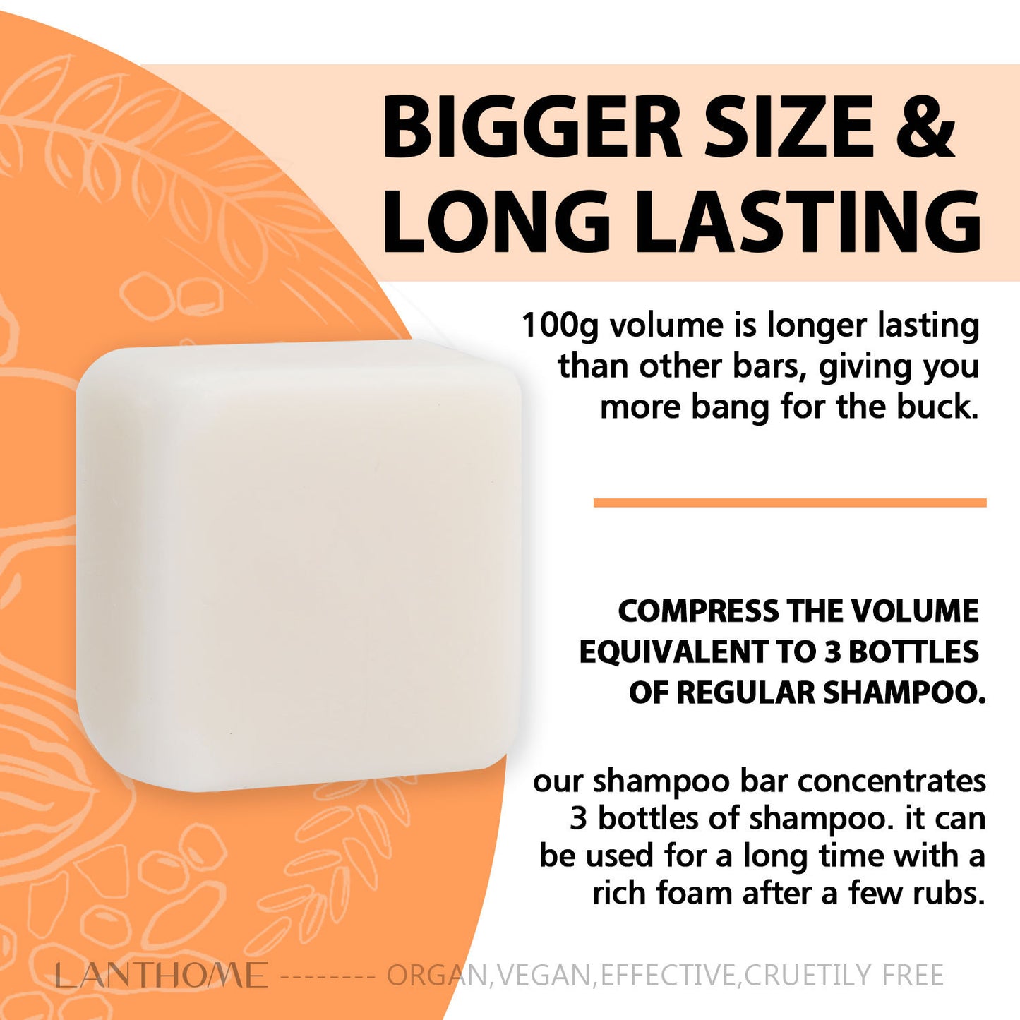 Maintenance Square Rice Water Hair Care Soap