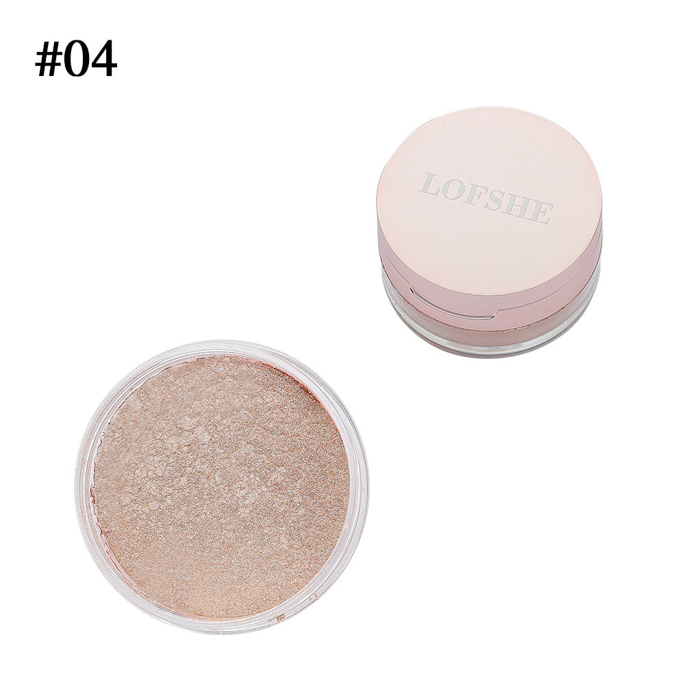 6-color High-gloss Loose Powder Lasting Waterproof
