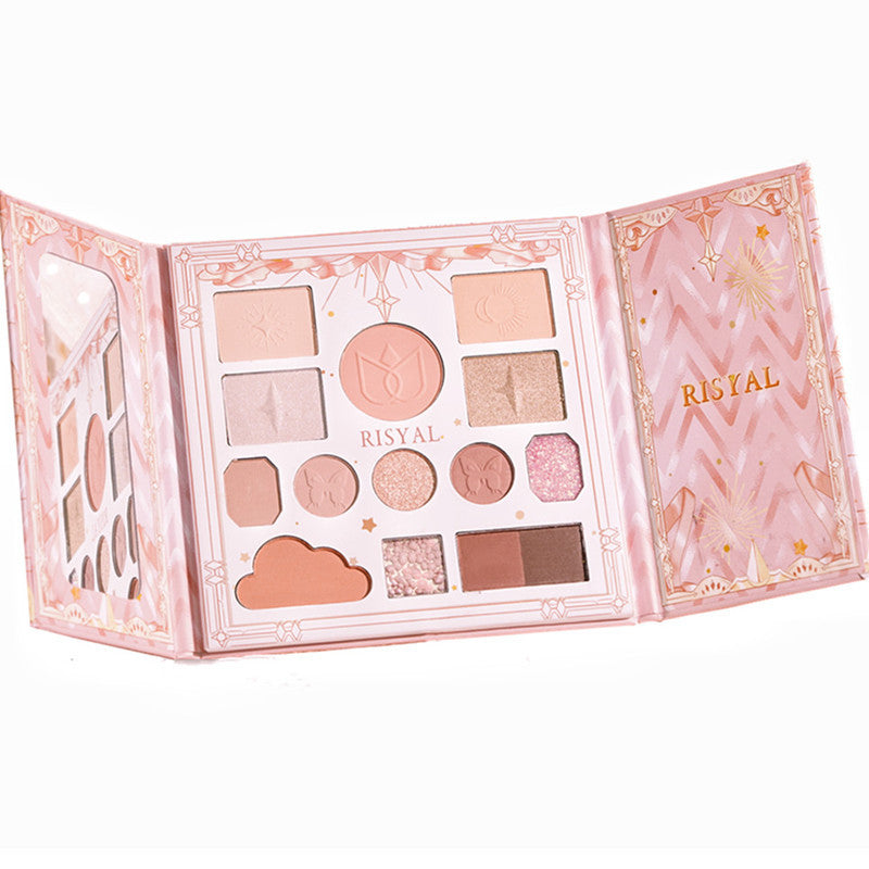 Time Eyeshadow Palette Highlight Blush One Matte Glitter