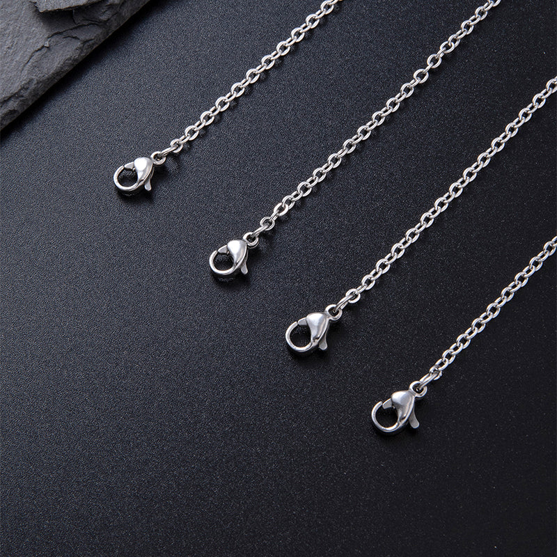 New Peach Heart Pendant Anklet Silver Stainless Steel Anklet