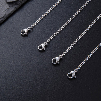 New Peach Heart Pendant Anklet Silver Stainless Steel Anklet