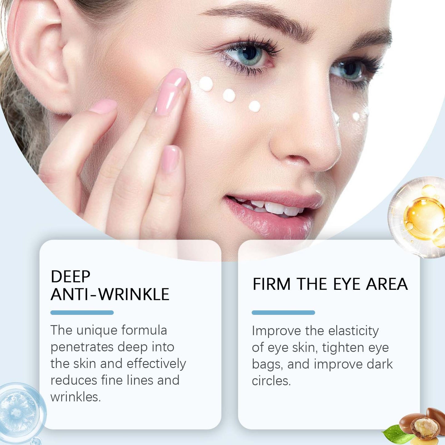 Firming Eye Skin Moisturizing Fading Wrinkle Eye Gel Around Eyes