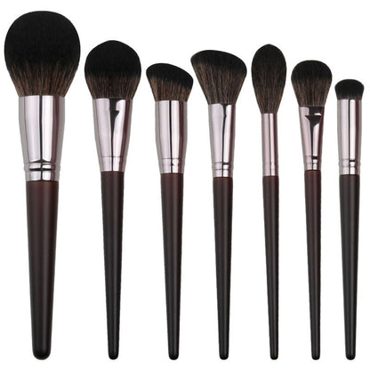 High-end Animal-Hair Loose Powder Eyeshadow And Concealer Makeup Brush Set
