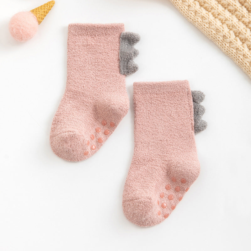 20 Winter New Three-dimensional Super Thick Children's Sleep Socks