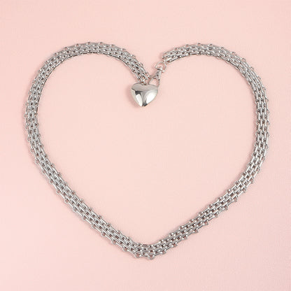 Men And Women Design Fashion Love Chain Pendant Waist Chain Metal Accessories Cute Chain