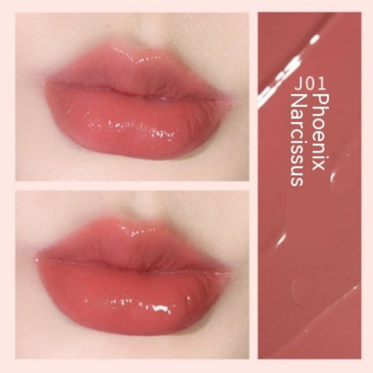 Girl Lip Balm White Lipstick Lip Glaze Mirror