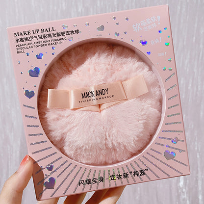 Honey Peach High Gloss Powder Setting Ball