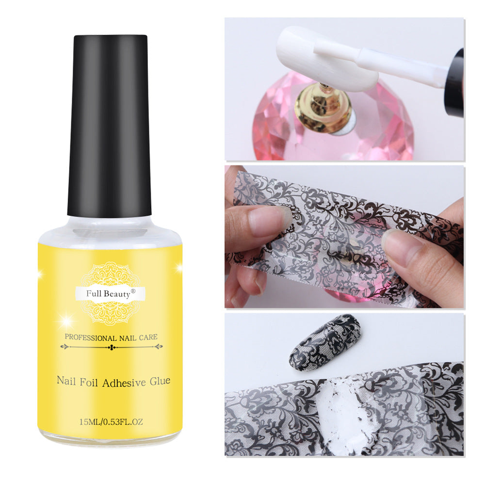 Nail Transfer Glue, Simple And No Need To Light, Starry Sky Sticker Transfer Nail Glue