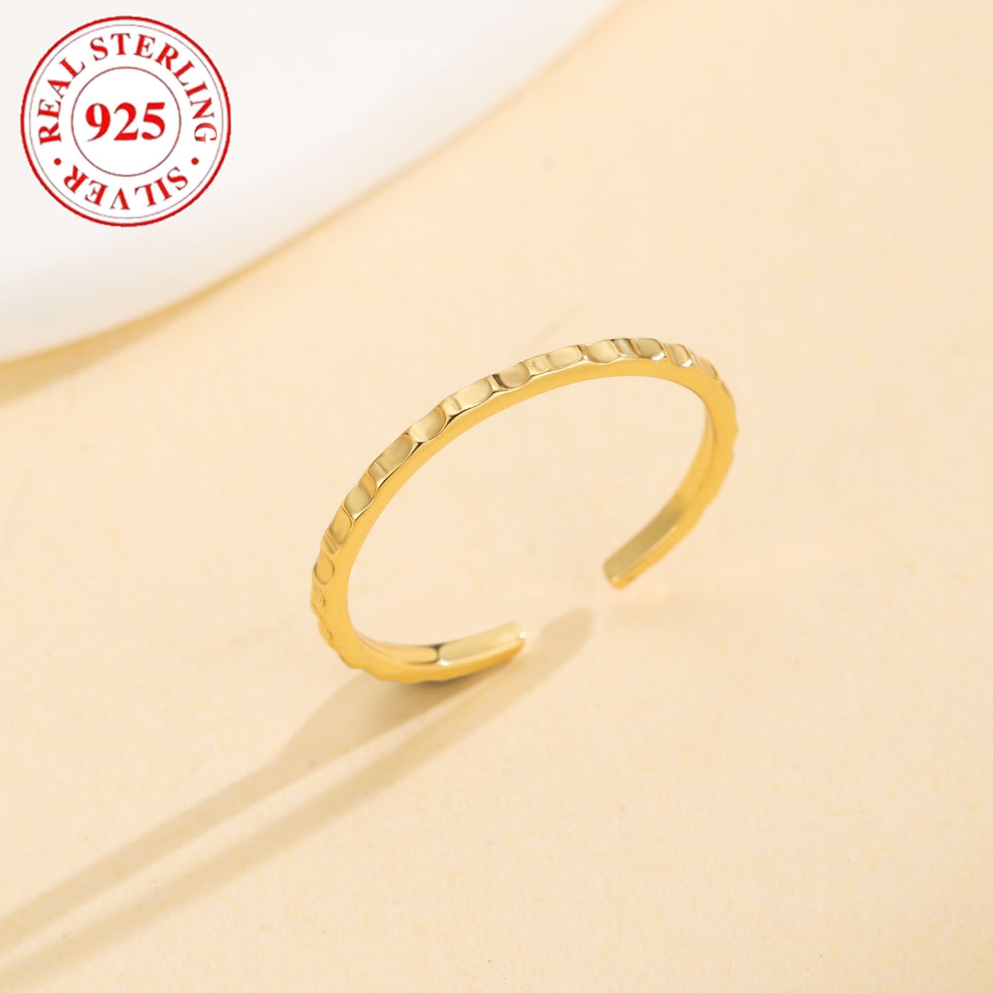 Summer Beach Thin Open Women's Adjustable Toe Ring