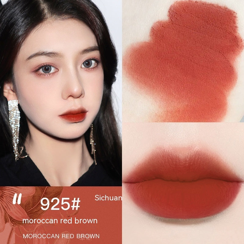 Canned Lip Mud Transparent Red Thin Persimmon Color