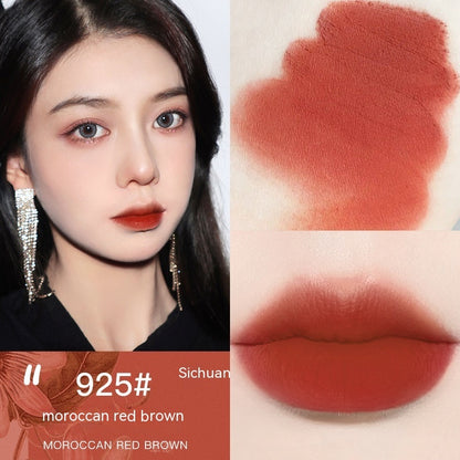 Canned Lip Mud Transparent Red Thin Persimmon Color