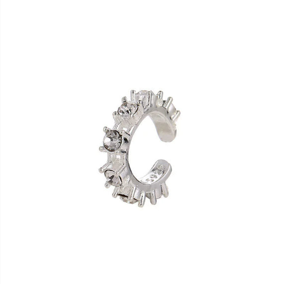 Diamond-studded Non-pierced Ear Clip Ear Buckle Earrings