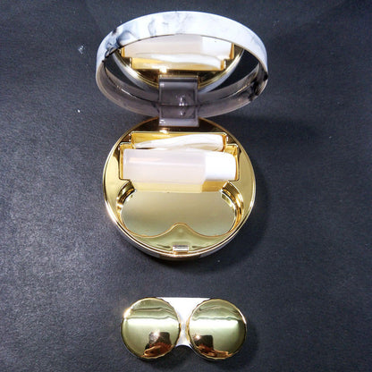 Contact Lens Case Marbled Contact Lens Case