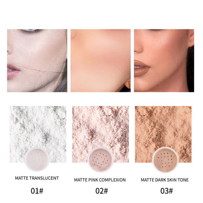 Concealer Loose Powder Fix Matte Waterproof Anti-Sweat