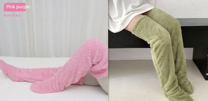 Winter Warm Cold Leg Knee Joint Cold-proof Stockings Home Floor Sleeping Socks
