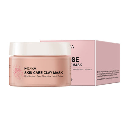Clean Ginger Yellow Sea Green Tea Rose Smear Clay Mask