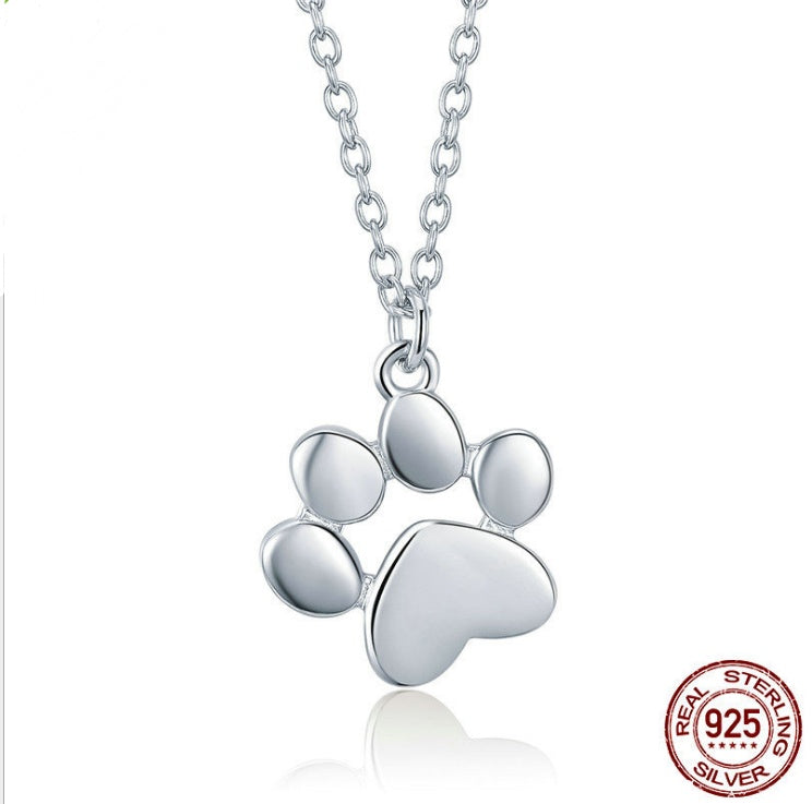 Footprint necklace