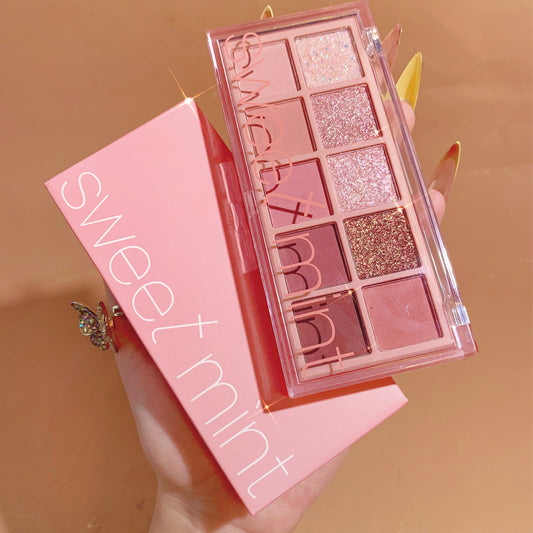 10Shades Of Eyeshadow Pearly Matte Earth Lasting Palette
