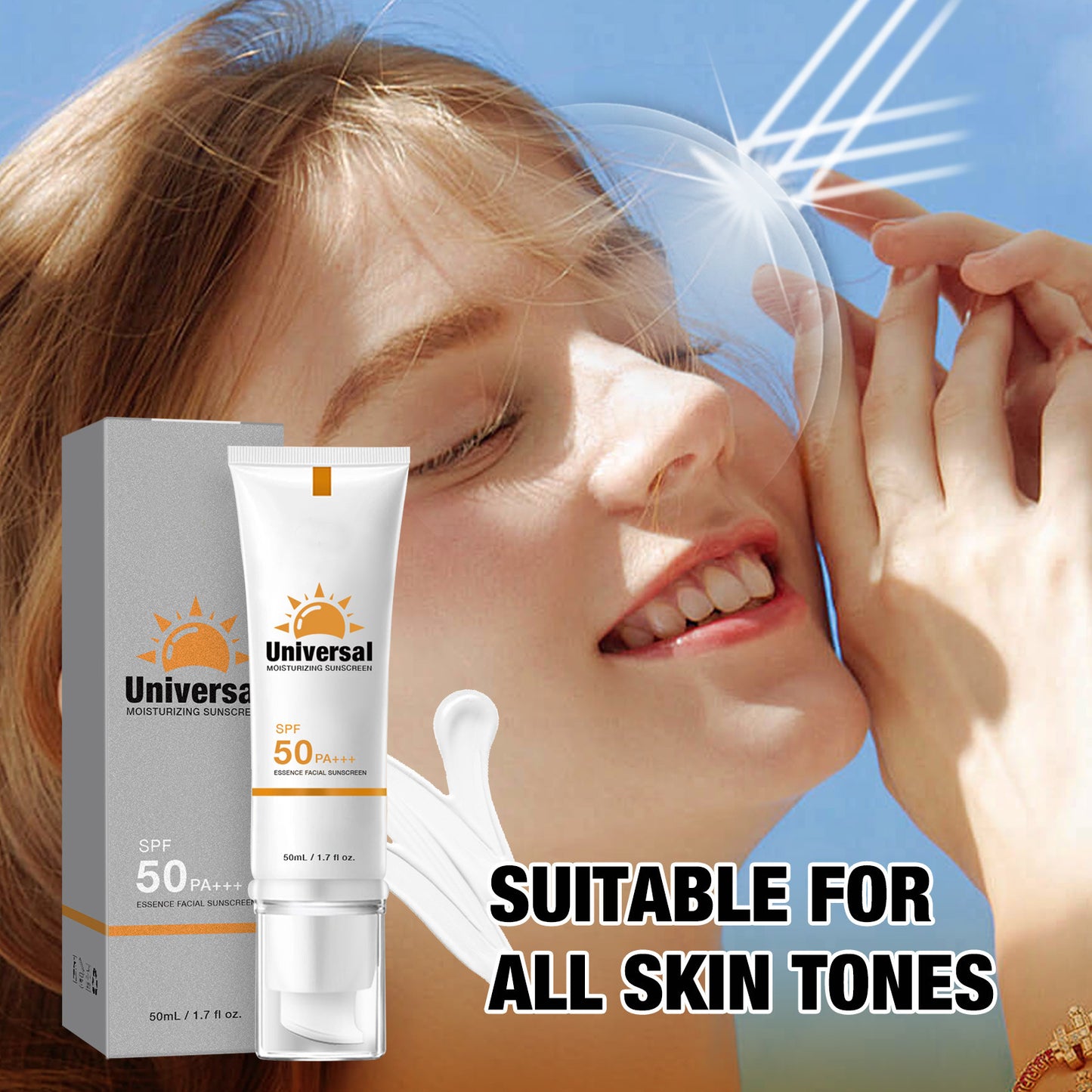 Outdoor UV Isolation Protection Brightening Skin Color Moisturizing
