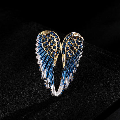 Temperament angel wing Brooch