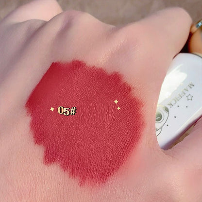 Space Walk Lip Mud Matte Velvet Matte Lip Lacquer White Improve Skin Color Lip And Cheek Dual-use Lipstick