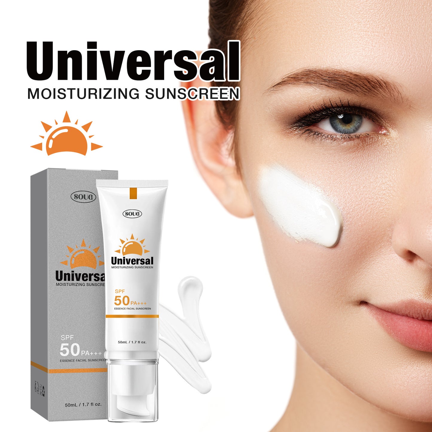 Outdoor UV Isolation Protection Brightening Skin Color Moisturizing