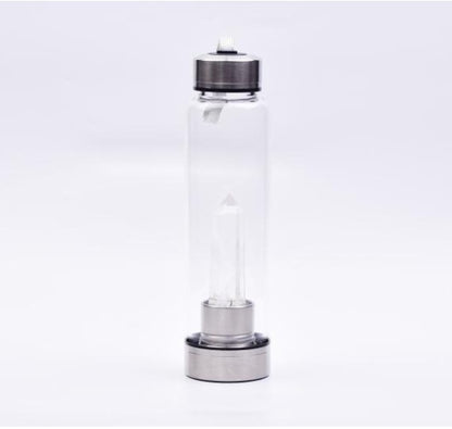 Natural hexagonal crystal column energy glass creative water cup spa tea cup water cup crystal column magic wand
