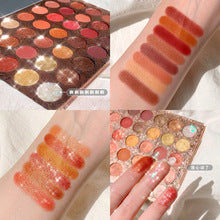 Five-Color Eye Shadow Plate Earth Color Affordable Student Niche