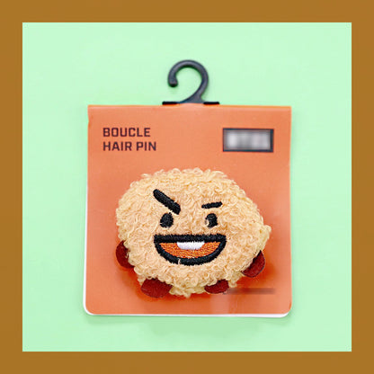 Plush cute hairpin